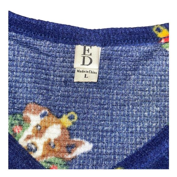 Christmas Holiday Pajama Set Large Gingerbread Ornament Tree Lounge Top Bottom - Picture 7 of 13